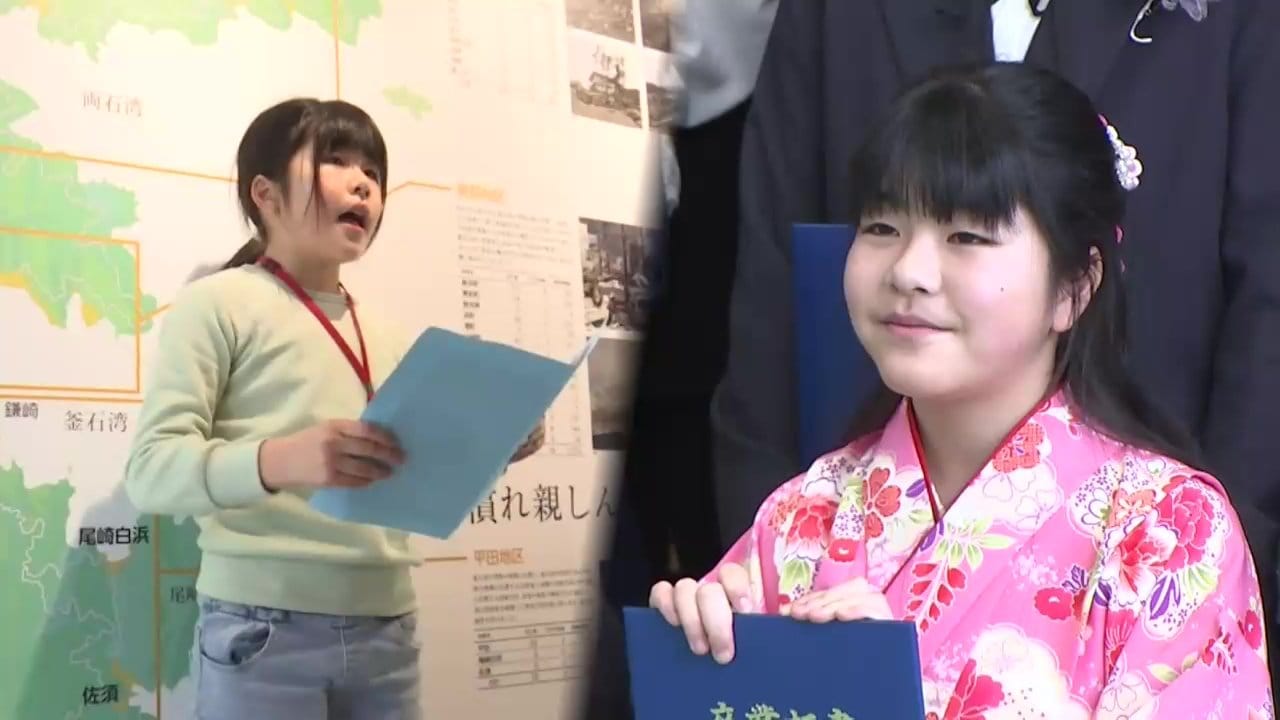 震災後に生まれた最年少の語り部「命が一番大事だと伝え続ける」思いを胸に迎えた12歳の春　岩手県釜石市