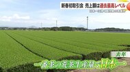 「お茶もまだまだ伸びていける」鹿児島茶の勢い止まらず！　新春初取引会で平均単価が前年の2倍以上、売上額4倍の2000万円超えを記録