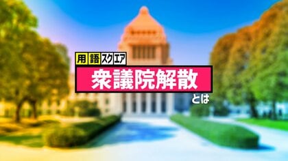 【用語スクエア】「衆議院解散」とは