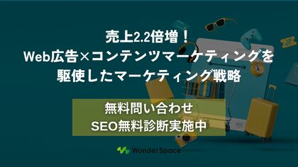 売上2.2倍増!Web広告×コンテンツマーケティングを駆使したマーケティング戦略を紹介