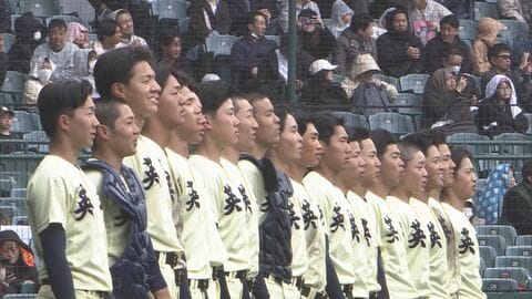 センバツ高校野球　英明が好機生かした攻撃実り初戦突破　主戦・冨岡が粘る高川学園を三振で封じ完投　香川