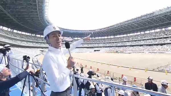 Tokyo 新国立競技場 が9割完成 あれっ 観客席の色がバラバラだけど大丈夫なの