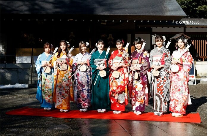 2022年度 乃木坂46 新成人お披露目(東京・乃木神社)