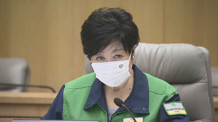 6月17日に開かれた東京都のモニタリング会議での小池都知事