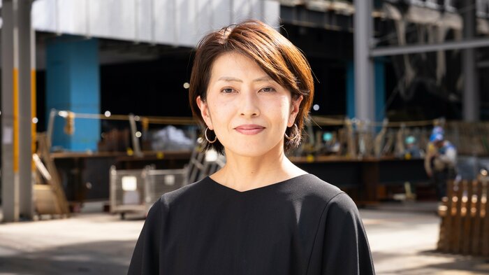 戸田建設株式会社 京橋プロジェクト推進部 小林彩子部長(撮影:加藤 健)