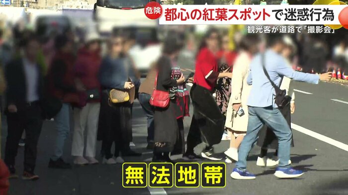 外国人の観光客のツアーとみられる団体も…