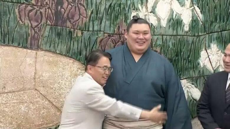 大相撲名古屋場所7/13初日…新横綱・大の里が名古屋市長と愛知県知事を表敬「IGアリーナ」で3場所連続優勝目指す｜FNNプライムオンライン