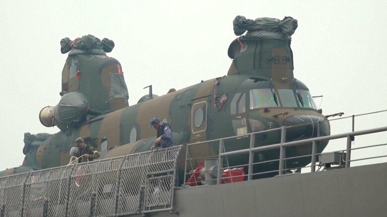 自衛隊が海外初の消火活動　インドネシアの山林火災でCH-47ヘリによる消火開始｜FNNプライムオンライン