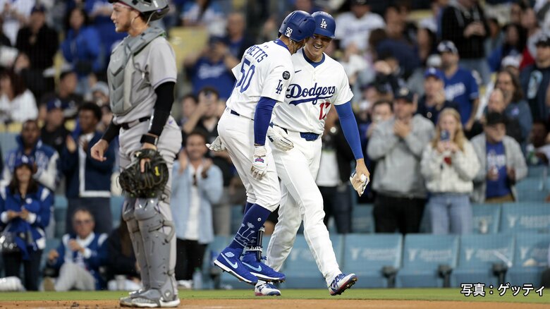 「心地よく打席の中で動けていた」大谷翔平6試合ぶり5号ホームラン含む5打数3安打3得点！「打席からの眺めも良かった」｜FNNプライムオンライン