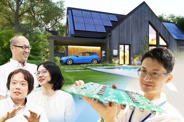 次世代パワー半導体GaNと独自の回路設計で、パワコンの小型化に挑んだ技術者たち