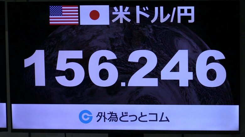 円相場「155円攻防」か　“介入”よりも“日銀利上げ”　2日間で5円の急上昇　アメリカは雇用統計で利上げ観測再燃｜FNNプライムオンライン