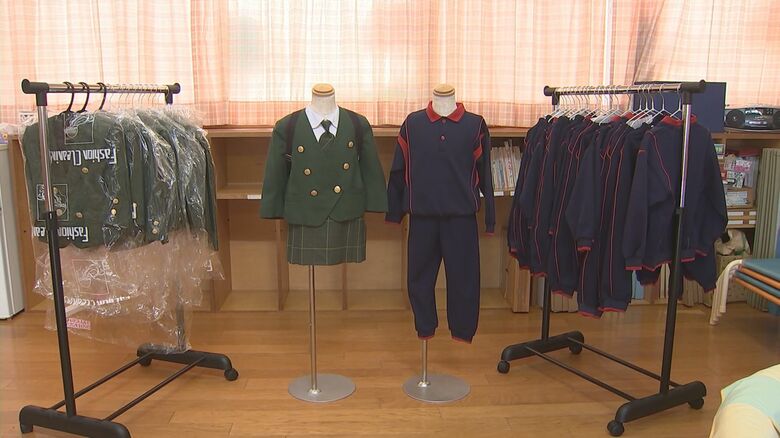 保護者からも好評な制服と体操服の「サブスク」
