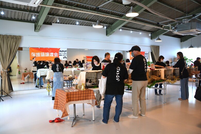 オープン前の会場