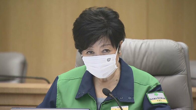 6月17日に開かれた東京都のモニタリング会議での小池都知事