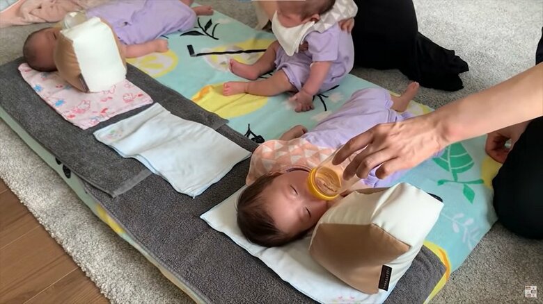 一番手前は祖母が手助けしてくれている