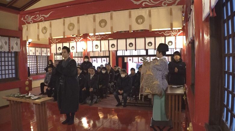 大分市の神社で安全祈願