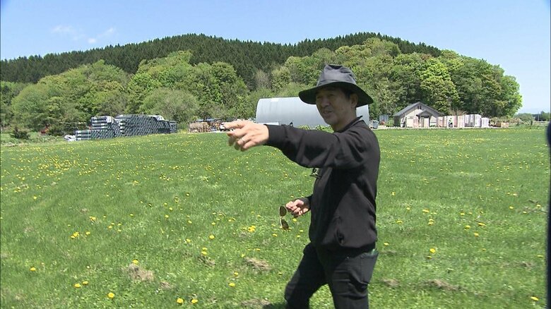 “電気柵の長城”の整備を訴える小谷さん