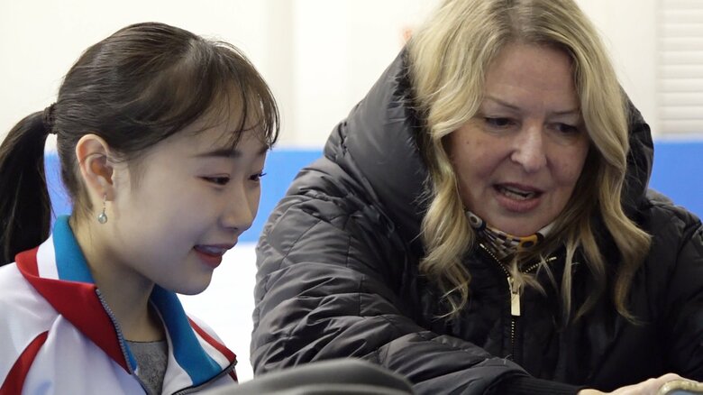 ローリーさんからアドバイスを受ける松生