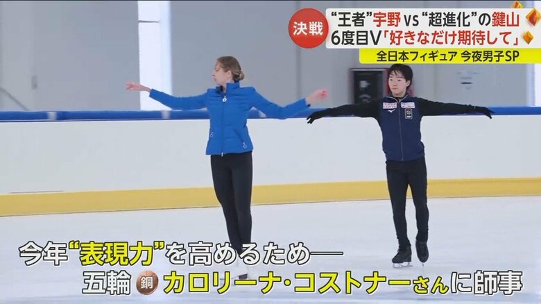 “表現力”を高めるため、カロリーナ・コストナーさんに師事