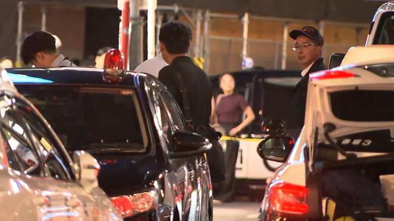 現場は港区赤坂の繁華街