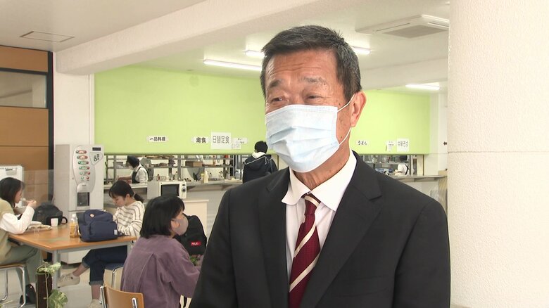 岡山商科大学 学生部・吉田信部長