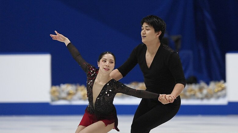 全日本選手権時のフリーは三浦の衣装に袖があった