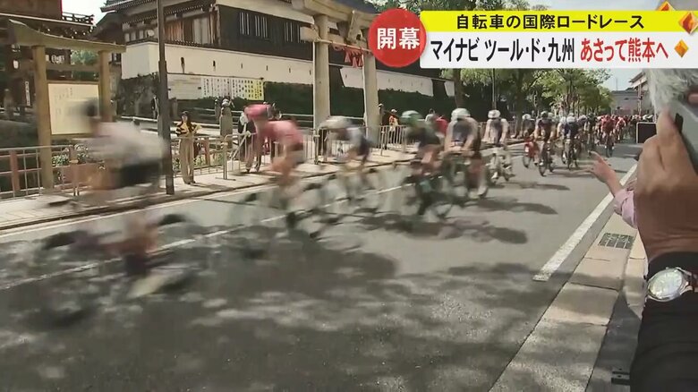 目の前で繰り広げられる世界レベルのレース