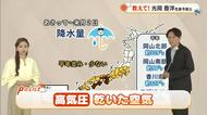 【岡山・香川のお天気】２日（金）のポイントは「高気圧　乾いた空気」光岡香洋気象予報士が解説