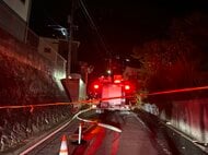 【速報】広島市安佐南区で火事　「住宅から火が見える」　２階建て住宅半焼　けが人はなし