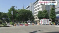 知らずに訪れて戸惑う人も…“ドラマ撮影”のため富山市中心部で交通規制 22-25日の日中で人の通行も