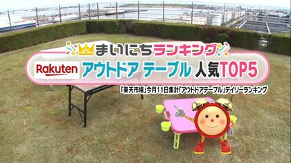 行楽シーズンに活躍　楽天市場の「アウトドアテーブル」人気TOP5…組み立て簡単　付属品の収納つきも