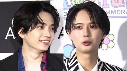 なにわ男子・西畑大吾が「余裕の投げキッス」？ HiHi Jets・井上瑞稀は初ランウェイで緊張…本番でできなかった“舌出し顔”を披露