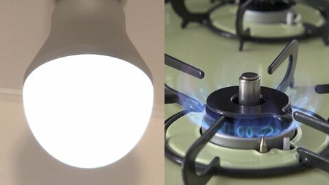 電気・ガス料金が5月分から上昇　大手13社で値上がり…標準家庭で数十円の負担増