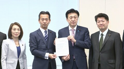 中道・立憲・公明3党が武器輸出ルールの厳格化を要求　「国会への事前通知義務化」などを官房長官に提言