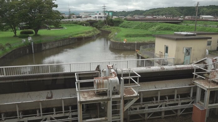 十二町潟排水機場（氷見市窪）