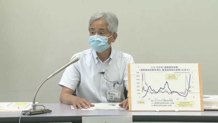 長野市保健所・小林良清所長(会見 7月27日)