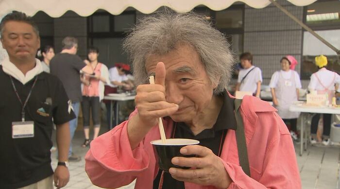 小澤さんは大のそば好きだった(2014年)