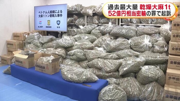 ファム・ゴック・テゥイ被告を乾燥大麻52億円相当を密輸した罪で逮捕・起訴