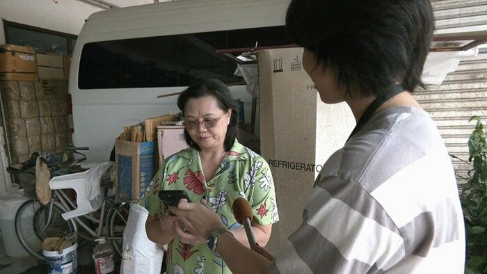 「少しやりすぎ」と話しながらも「警察が身近に感じられる」と評価した女性