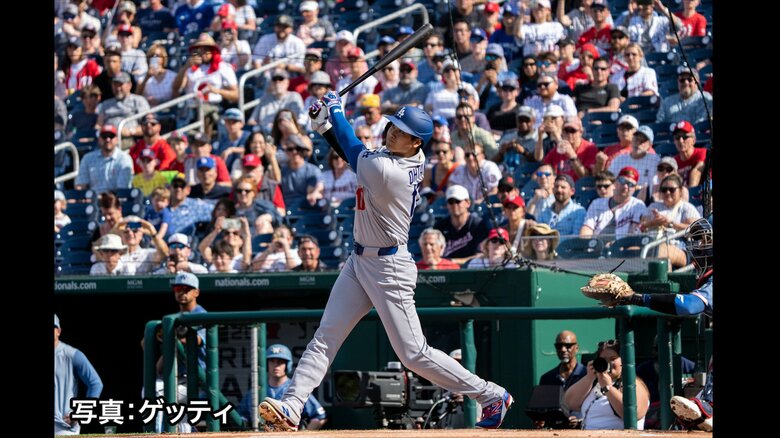 大谷翔平マルチヒットで39試合連続出塁　日本選手最長記録へあと4試合　アストロズ今井は初勝利、ホワイトソックス村上は日米通算250号｜FNNプライムオンライン
