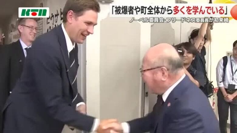 ノーベル委員会が原爆資料館など訪問し「とても心動かされ、多くを学んでいる」　被爆者4団体とも面会｜FNNプライムオンライン
