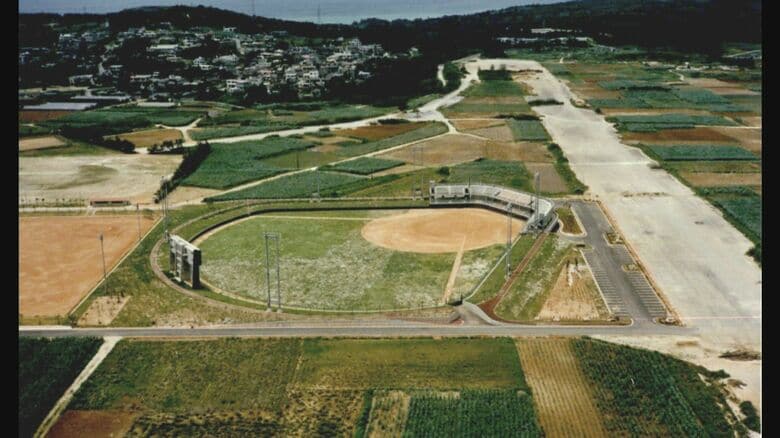 球場は旧日本軍の飛行場跡地に…79回目の「終戦の日」ドラゴンズ2軍キャンプ地・沖縄県読谷村と戦争の歴史｜FNNプライムオンライン