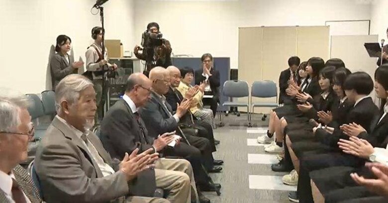被爆者と高校生が共同で「原爆の絵」制作 来年6月までに14枚の絵を完成へ 新たな制作始まる 広島|FNNプライムオンライン
