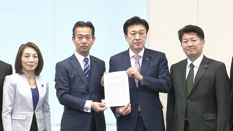 中道・立憲・公明3党が武器輸出ルールの厳格化を要求　「国会への事前通知義務化」などを官房長官に提言｜FNNプライムオンライン