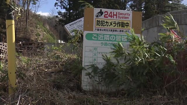 工事が止まったままの現場