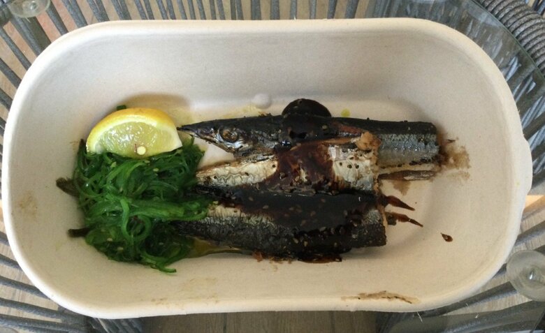 サンマのお弁当