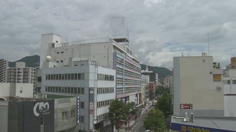 長野市の中心市街地