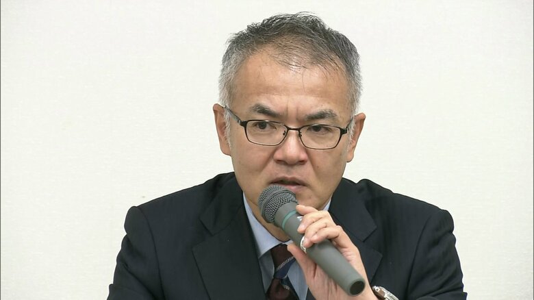 会見に同席した澤田常務執行役員