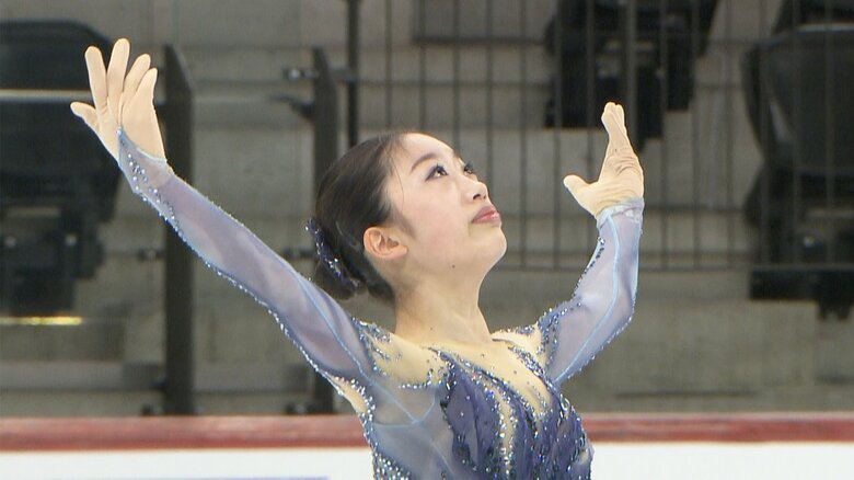 意地の演技を見せた岡田のショート