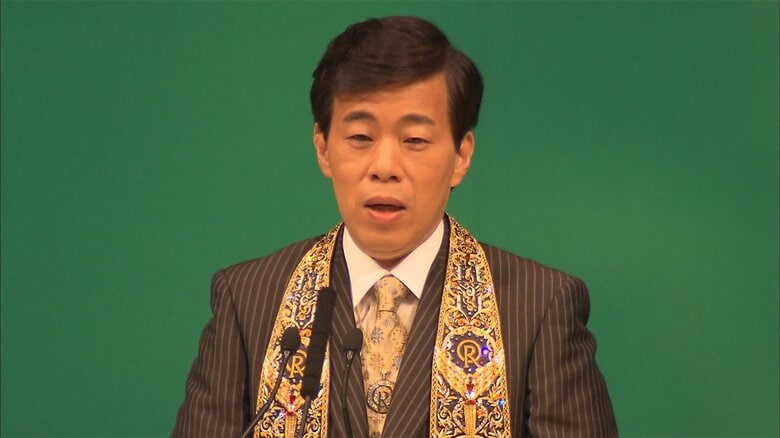 講演する大川隆法氏（2009年7月）